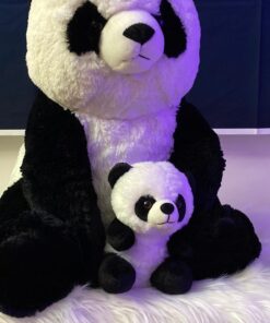 Mother and Baby Panda Plush Set | Super Soft Panda Stuffed Animal | Cute Plushies for Kids' Bedroom | 18-in Stuffed Animals for Girls & Boys | Panda Bear Stuffed Animal Toys by Exceptional Home 30 910yyXXOhxL