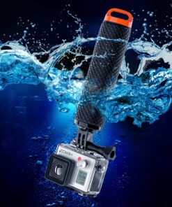 Waterproof Floating Hand Grip Compatible with GoPro Hero 12 11 10 9 8 7 6 5 4 3 3+ 2 1 Session Black Silver Camera Handler & Handle Mount Accessories Kit for Water Sport and Action Cameras (Orange) 27 910zsCOY7AL 1