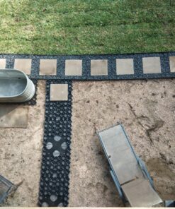 TRUEGRID | Deco Permeable Pavers | Designed as Driveway Pavers, Garden Pavers, Stepping Stone Support, for Walkways, Patios, Poolside, DIY | Outdoor Pavers | 1.8" Depth | Pack of 10 (40 Square Feet) 29 9110ipUxs4L