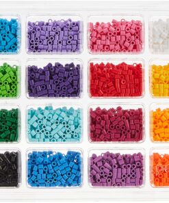 Perler Beads Fun Colors Fuse Beads and Storage Tray For Kids Crafts, 4000 pcs 1-Pack 11 911BzWz0QxL