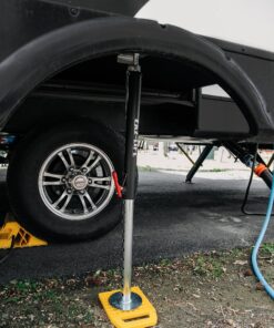 Camco Camper/RV Stabilizing Jack Pads | Features Interlocking Design & Includes Handy Strap for RV Storage and Organization Molded of Strong UV Stabilized Polypropylene 4-Pack (44595) 23 911CcQ5niYL 2