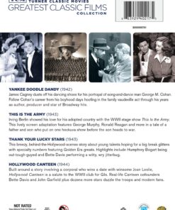 TCM Greatest Classic Films Collection: Wartime Musicals - Yankee Doodle Dandy / This is the Army / Thank Your Lucky Stars / Hollywood Canteen DVD April 1, 2014 3 911D wc3YTL