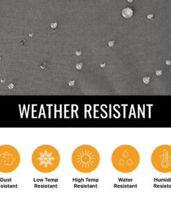 KHOMO GEAR Outdoor TV Cover Universal Weatherproof Protector for 55-58 Inch TV - Fits Most Mounts & Brackets, Grey 55'' - 58'' 14 911EBb3Mc9L