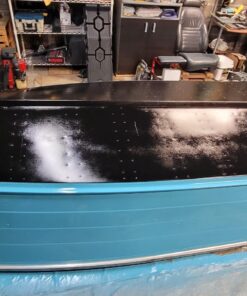 Rust-Oleum, Black, 207006 Marine Topside Paint, 1-Quart, 32 Fl Oz (Pack of 1) 32 Fl Oz (Pack of 1) Marine Topside Enamel Paint 52 911EWPEHlNL