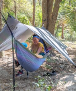 ENO, Eagles Nest Outfitters ProFly Rain Tarp, Ultralight Hammock Accessory Gray Standard Packaging 20 911EvgcVP2L