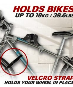 Alternative view of Ibera Bike Wall mount - Horizontal Indoor Bike Rack for 1 Bicycle I Bike rack garage - Keep you Bike Safe & Secure and save Space with Bike hangers for garage, bike hooks for garage wall, bike hanger Bike Hanger - 1 Pack