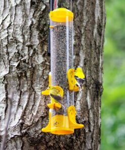 Stokes Select Thistle Tube Bird Feeder with Six Feeding Ports, Yellow, 1.6 lb Capacity - 38224, small 18 911Hl3qY86L