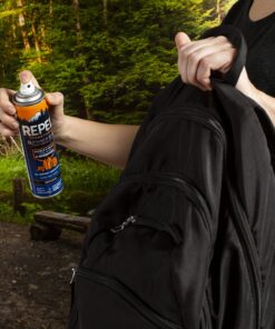Repel Permethrin Clothing & Gear Insect Repellent, Use on Outdoor Gear, Tents and Sleeping Bags, Repels Mosquitoes, Ticks, Mites, (Aerosol Spray) 6.5 fl Ounce 1 Pack 14 911J1GtihL