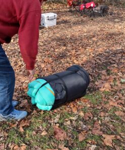 TETON Sports Mammoth Queen Size Sleeping Bag- Double Sleeping Bag – A Warm Bag The Whole Family can Enjoy – Great Sleeping Bag for Camping, Hunting and Base Camp. Compression Sack Included Teal Mammoth 0F 51 911OIgrTbYL