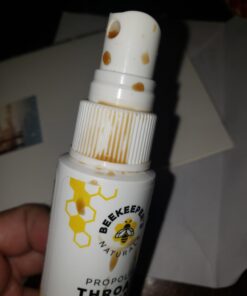 Propolis Throat Spray by Beekeeper's Naturals - 95% Bee Propolis Extract, Natural Immune Support & Sore Throat Relief - Antioxidants, Keto, Paleo, Gluten-Free (1.06 oz)(Pack of 1) Adult Propolis 1 Pack 1.06 Fl Oz (Pack of 1) 33 911Ot8OjZ3L
