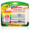 Crayola Washable Dry-Erase Fine Line Markers, 12 Classic Colors NonToxic Art Tools for Kids & Toddlers 3+ 12 911QuUR5JkL 1