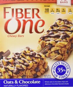 Alternative view of Fiber One Chewy Bar, Oats and Chocolate, Fiber Bars Mega Pack, 1.4 Ounce (Pack of 30) 1.4 Ounce (Pack of 30)