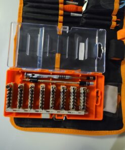 GANGZHIBAO 90pcs Electronics Repair Tool Kit Professional, Precision Screwdriver Set Magnetic for Fix Open Pry Cell Phone, Apple iPhone, Computer, PC, Laptop, Tablet, iPad, Mac book with Portable Bag 33 911Y0m8BIHL