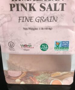 SALT 84 Himalayan Chef Pink Salt, Fine Grain, 1 Pound (Pack of 1) Pink Salt Fine Grain 1 Pound (Pack of 1) 41 911dZPo3LL