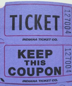 Double Purple Raffle Ticket Roll - 2000 Per Roll 9 911duE7zWL