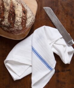 Liliane Collection 13 Blue Kitchen Dish Towels - 27" x 14" 2-ply Commercial Grade Absorbent 100% Cotton Kitchen Towels - Classic Herringbone Tea Towels 24 911g0OxkNnL