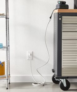 Amazon Basics Extension Cord, 13 Amps, 125V, 10 Foot, White 10-Foot Single 15 911gPURU GL