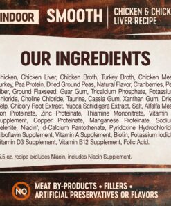 Wellness CORE Grain-Free Wet Cat Food, Natural Canned Food for Cats, Made with Real Meat (Indoor, Chicken, 5.5 oz Cans, Pack of 24) 5.5 Ounce (Pack of 24) Chicken & Chicken Liver Indoor Recipe 11 911iQHrcjwL