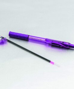 Pentel R.S.V.P. RT Colors New Retractable Ballpoint Pen, Medium Line, Barrel, Violet Ink, Box of 12 (BK93CRV-V) 12 Count (Pack of 1) 24 911sANPXmL