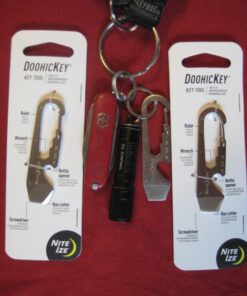 Nite Ize KMT-11-R3 Easily attaches to an existing Chain or Strap DoohicKey Key Keychain Multi-Tool (1 Pack), One Size, Silver 33 911wAs6JskL