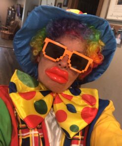 Men's Clown On The Town Costume, Blue/Red, One Size 24 9124RZQOo7L