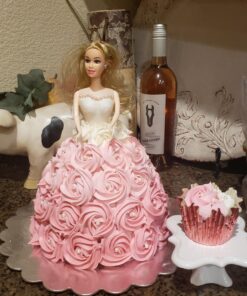 Fat Daddio's PDV-07 Dolly Varden Doll Cake Pan, 7.25 x 5.5 Inch, Silver 33 91251GX9OgL