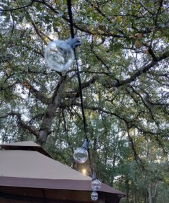 Brightown Outdoor String Lights - Globe Patio Lights 30 Ft with 30 G40 Shatterproof Bulbs, Waterproof Connectable Dimmable Commercial Hanging Lights for Backyard, Bistro, Porch, Cafe, Deck 30 FT - 30 LED Bulbs 39 91261NYvwPL