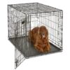 MidWest Homes for Pets Newly Enhanced Single Door iCrate Dog Crate, Includes Leak-Proof Pan, Floor Protecting Feet, Divider Panel & New Patented Features 38 9129bIl8i L 2