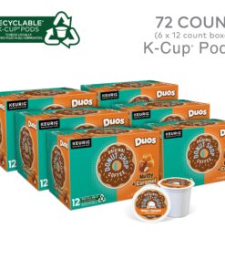 The Original Donut Shop Duos Nutty + Caramel Keurig Single-Serve K-Cup Pods, Light Roast Coffee, 72 Count (6 Packs of 12) 12 Count (Pack of 6) 17 912BOIt5SzL