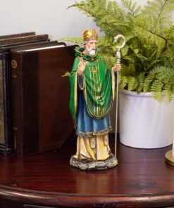 Joseph's Studio by Roman Inc., Renaissance Collection, Holy Statue Figurine, 10.5" H ST Patrick Figure, Religious Figure, Religious Décor, Catholic Gifts (3 x 4.25 x 10.25 Inches) 8 912BWjXZF3L