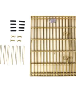 MidWest Homes for Pets Foldable Metal Dog Exercise Pen / Pet Playpen, Gold zinc w/ door, 24'W x 30'H, 1-Year Manufacturer's Warranty 30" H 31 912MghhBPBL