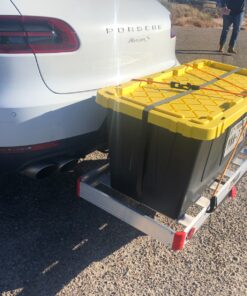 MaxxHaul 70422 48" x 21" Hitch Mount Compact Aluminum Cargo Carrier - 500-lb Load Capacity 37 912PgqGGEVL