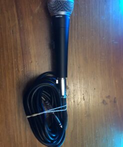 Pyle Professional Dynamic Vocal Microphone - Moving Coil Dynamic Cardioid Unidirectional Handheld Microphone with ON/OFF Switch Includes 15ft XLR Audio Cable to 1/4'' Audio Connection - PDMIC59,Black 21 912XvJ6ImqL