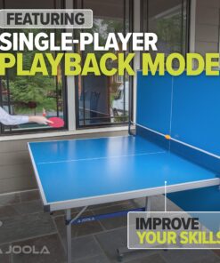 JOOLA NOVA - Outdoor Table Tennis Table with Waterproof Net Set - Quick Assembly - All Weather Aluminum Composite Outdoor Ping Pong Table - Tournament Quality - Indoor & Outdoor Compatible NOVA DX Outdoor 25 912rEmYdsiL