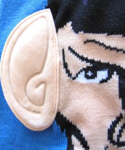 Star Trek Spock with Ears Crew Socks, Blue, Sock Size 10-13, Shoe Size 6-12 17 912ugyurj3L