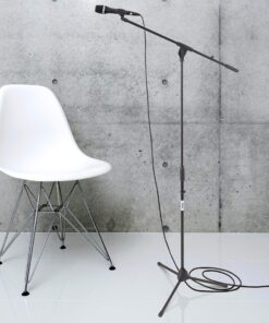 Pyle Foldable Tripod Microphone Stand - Universal Mic Mount and Height Adjustable from 37.5'' to 65.0'' Inch High w/ Extending Telescoping Boom Arm Up to 28.0'' - Knob Tension Lock Mechanism PMKS3 20 9135Z VSJLL