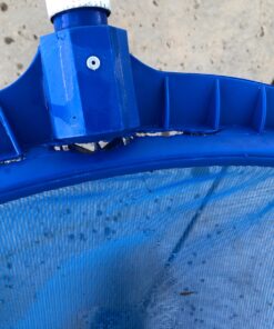 Swimline 8039 Premium Extra Strong Leaf Skimmer Net Head Cleaner for Swimming Pool Spa Fountain Pond Hot Tub Leaves Bugs Debris Fine Cleaning Maintenance, Heavy Duty Large, Blue Premium (Molded) 38 9137APGozL