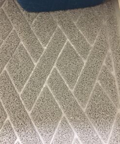 Pawkin Cat Litter Mat, Patented Design with Litter Lock Mesh, Extra Large, Durable, Easy to Clean, Soft, Fits Under Litter Box, Litter Free Floors, Gray X-Large (Pack of 1) 38 9138hSZ5rlL