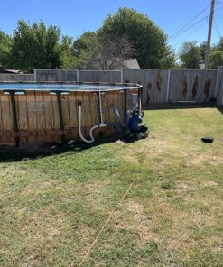 XtremepowerUS 13" Sand Filter 3/4HP Pool Pump 2400GPH High-Flow Above Ground Pool Set with Stand 23 913Ktl2ck0L