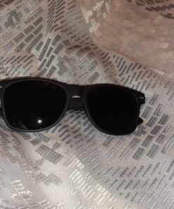 ShadyVEU Super Dark Black Lens Round Sunglasses UV Protection Spring Hinge Soft Matte Frame Fashion Shades 39 913T70o2PtL