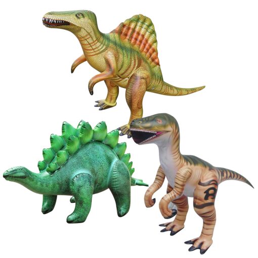 Jet Creations Dinosaur Inflatable Figures - Choose from Pteranodon Pterodactyl, Stegosaurus, Brachiosaurus, and More (3-SSR) 3-ssr