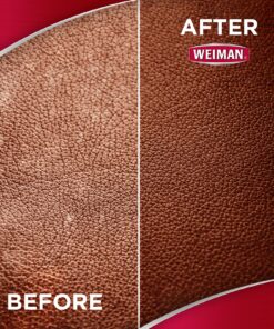 Weiman Leather Cleaner & Conditioner - 12 Fl Oz - Non Toxic Cleans Conditions and Restores Leather Surfaces - UV Protectants Help Prevent Cracking or Fading of Leather Couches Car Seats Shoes Purses 30 913Xd8Yi9ML