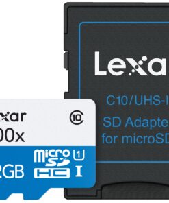 Lexar High-Performance MicroSDHC 300x 32GB UHS-I/U1 w/Adapter Flash Memory Card - LSDMI32GBB1NL300A w/ Adapter 5 913ea AxvDL