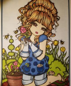 Sweet & Simple Whimsy Girls: Mermaids and More to Color 90 913so4op1tL