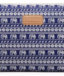 Kayond KY-23 Canvas Fabric Sleeve for 13.3-Inch Laptops - Elephant Patterns 31 914 WAnBGPL 1
