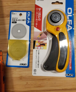 The maximum sharpness / Made in Japan /OLFA 45 mm tungsten steel Ergonomic Rotary Cutter & 45mm Rotary Blade Refill, 1-Pack Value Set 18 9143OV2eXbL