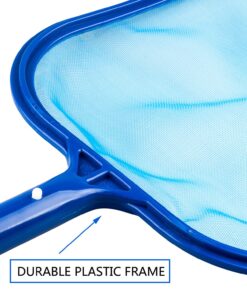 Leaf Skimmer Net Swinging Pool Skimmer Above Ground Pool Maintenance - Fine Mesh Net - for Cleaning Surface of Swimming Pools, Hot Tubs, Spas and Fountains 16 9147T536u7L