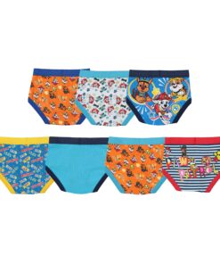 Paw Patrol Boys' 100% Combed Cotton Underwear Multipacks with Chase, Skye, Rubble & More in Sizes 18m, 2/3t, 4t, 4, 6, 8 7-pack Brief 22 9149RjGh7GL