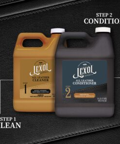 Lexol Leather Conditioner, Use on Furniture, Car Interiors, Shoes, Handbags, Accessories, 101.4 Fl Oz Each Unscented 17 914HeCmBvCL