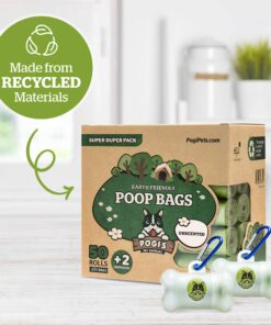 Alternative view of Pogi’s Dog Poop Bags - 50 Unscented Rolls (750 Doggie Poop Bags) + 2 Dog Poop Bag Holders for Leashes - Leak-Proof Dog Waste Bags - Ultra Thick, Extra Large Poop Bags for Dogs 2 Holders (750 Bags)